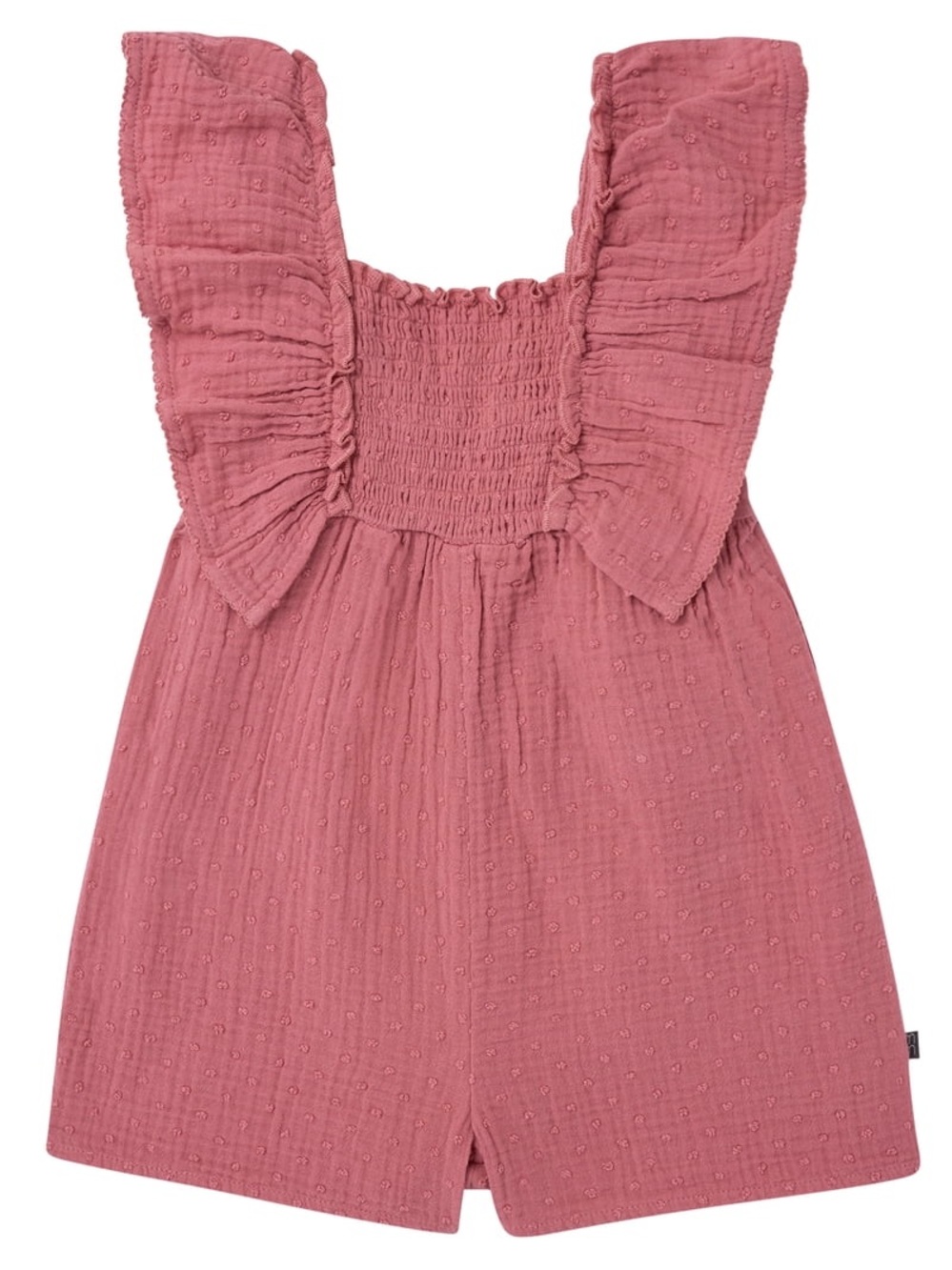 NWOT Modern Moments by Gerber Toddler Girl Flutter Romper with Smocking 5T